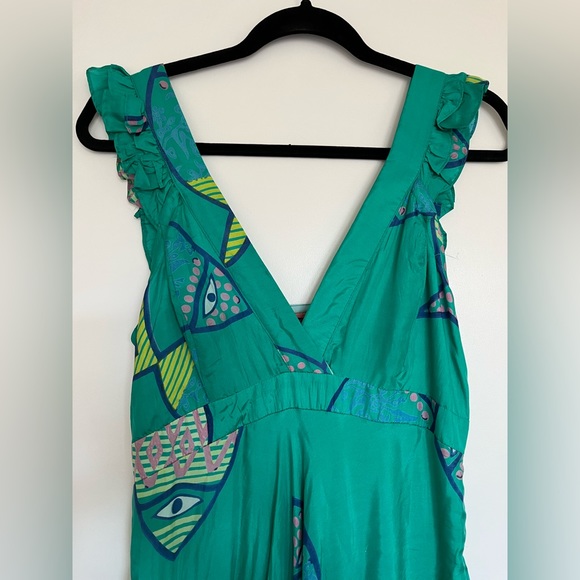 Anthropologie silk dress - Picture 2 of 7